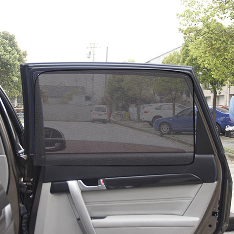 Pare-soleil magnétique pour voiture | Protection contre les UV, rideau de voiture, fenêtre de voiture, pare-soleil en maille latérale, Film de Protection d'été