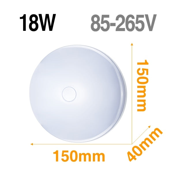 LED panneau lampe LED plafonnier 48W 36W 24W 18W 13W 9W 6W vers le bas de la lumière monté en Surface ca 85-265V lampe moderne pour l'éclairage à la maison