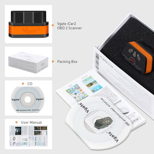 Vgate iCar2 ELM327 obd2 Bluetooth elm 327 V2.1 obd 2 wifi icar 2 Automotive diagnostic scanner for android/PC/IOS code reader