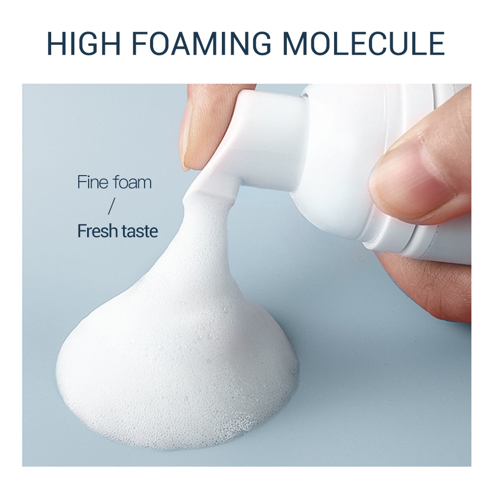 BAIMISS Teeth Whitening Mousse Toothpaste Tooth-Cleaning Fresh Shining Oral Hygiene Removes Plaque Stains Bad Breath Dental Tool