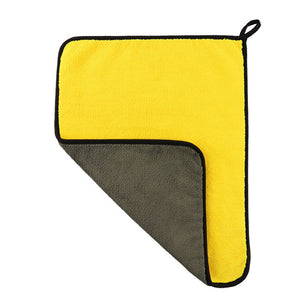 Mling 30x3 0/60CM lavage de voiture serviette en microfibre nettoyage de voiture tissu de séchage ourlet tissu d'entretien de voiture détaillant serviette de lavage de voiture pour Toyota