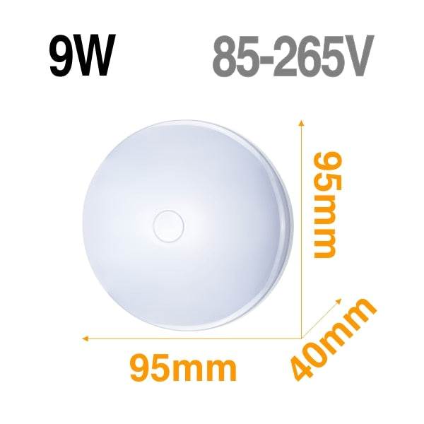 LED panneau lampe LED plafonnier 48W 36W 24W 18W 13W 9W 6W vers le bas de la lumière monté en Surface ca 85-265V lampe moderne pour l'éclairage à la maison