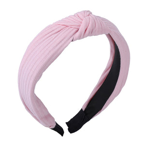 Haimeikang Solid Colors Hair Knotted Hair Band for Women Headbands Hairbands Headwear 2018 New Arrival