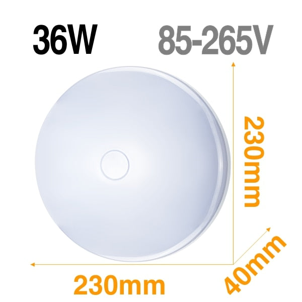LED panneau lampe LED plafonnier 48W 36W 24W 18W 13W 9W 6W vers le bas de la lumière monté en Surface ca 85-265V lampe moderne pour l'éclairage à la maison
