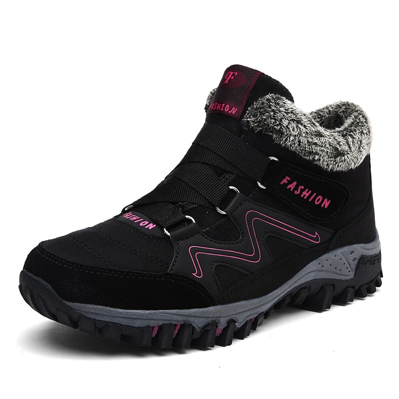 Fashion Winter women boots Super warm ankle Snow Boots for Women Keep Warm winter Boots women men botas de mujer large size 46
