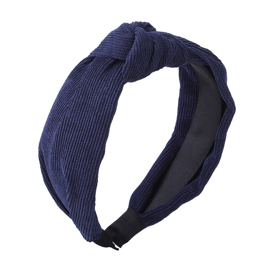 Haimeikang Solid Colors Hair Knotted Hair Band for Women Headbands Hairbands Headwear 2018 New Arrival