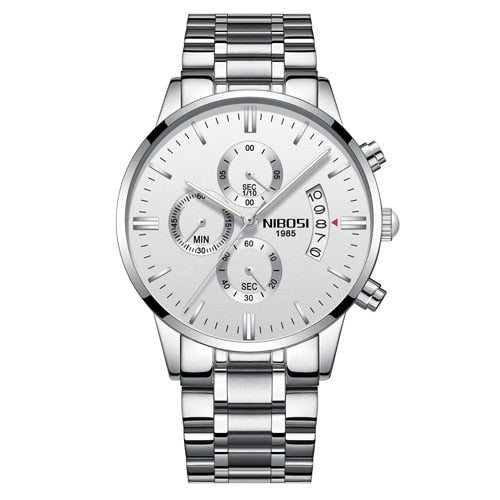 NIBOSI 2020 Mens Watches Top Brand Luxury Men Blue Watch Military Sport Wristwatch Quartz Watch erkek saat Relogio Masculino