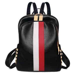 Luxury Designer Women Travel Backpack High Quality Soft PU Leather Women Backpack Fashion Girls School Backpack Women Backpack
