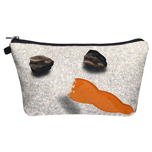 eTya Women Christmas Cosmetic Bag Travel Organizer Beauty Makeup Bag Fashion Women Brand Make Up Wash Pouch Toiletry Bags Case