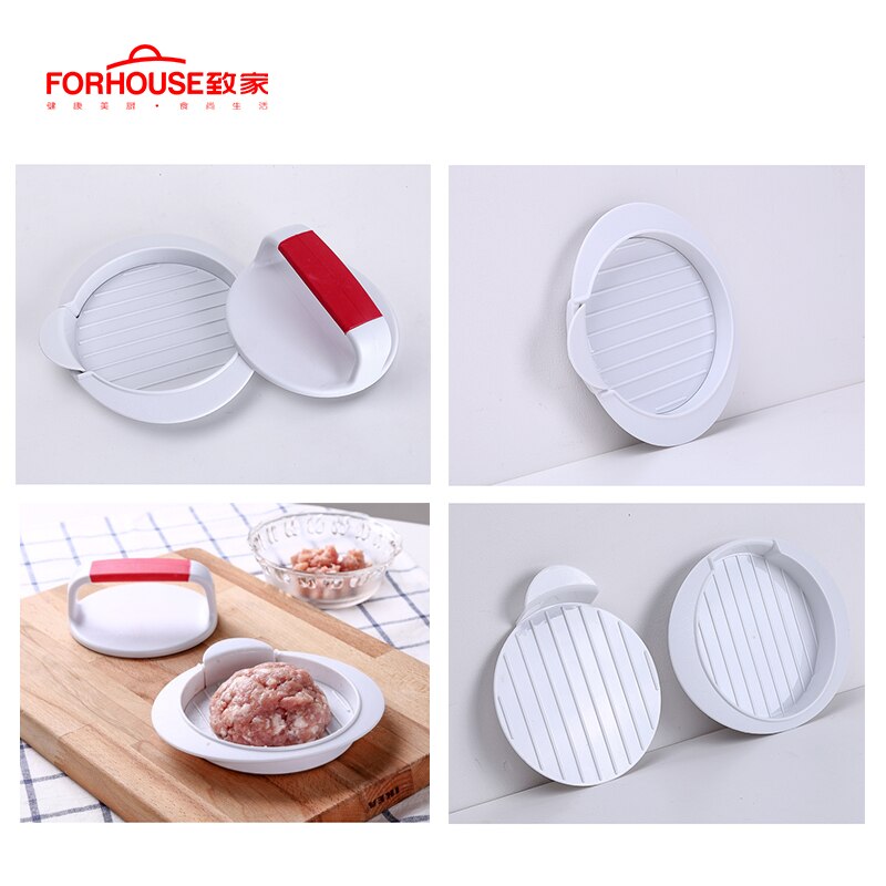 Hamburger Meat Beef Maker Grill Burger Patty Press Mold Mould Kitchen Utensils For Hamburger Press ABS+TPR