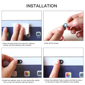 ! Accézz WebCam couverture obturateur aimant curseur en plastique pour iPhone Web ordinateur portable pour iPad tablette caméra téléphone portable autocollant de confidentialité