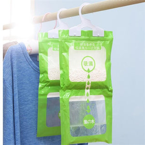Closet Dehumidifier Hook up Air Dryer Clothes Dryer 110g with Water Collecting Bag