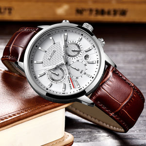 LIGE 2019 New Watch Men Fashion Sport Quartz Clock Mens Watches Brand Luxury Leather Business Waterproof Watch Relogio Masculino