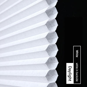 Made-to-Order Blackout Motorized Cellular Shades, Cordless Honeycomb blinds, Remote and Batteries Included