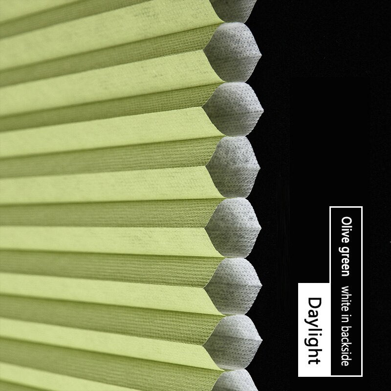 Made-to-Order Blackout Motorized Cellular Shades, Cordless Honeycomb blinds, Remote and Batteries Included