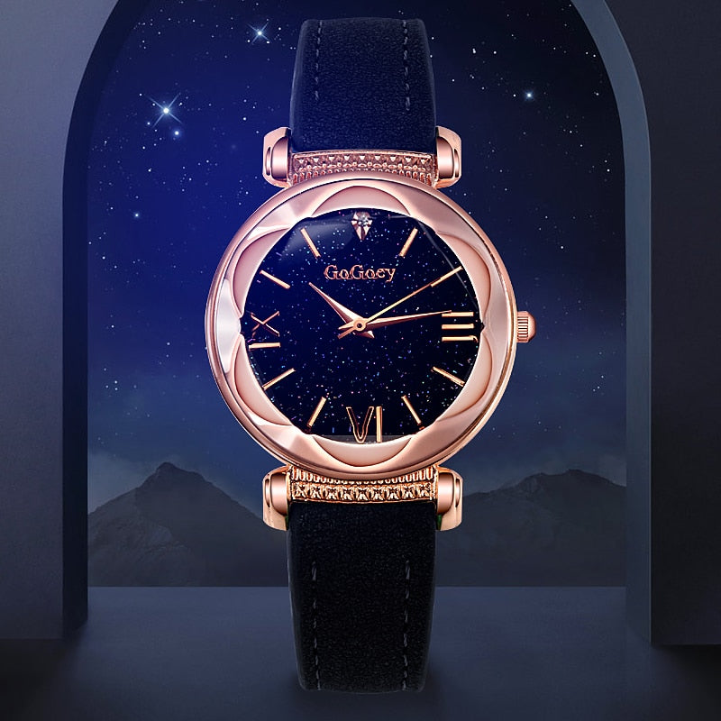 Gogoey Women's Watches 2019 Luxury Ladies Watch Starry Sky Watches For Women Fashion bayan kol saati Diamond Reloj Mujer 2019