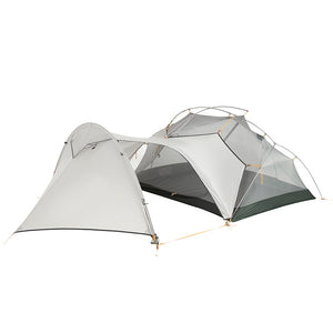 Naturehike Mongar 2 Persons Camping Tent 20D Nylon Fabic Double Layer Waterproof Tent for 3 Seasons NH17T007-M