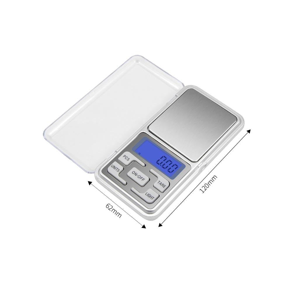 High Precision Balance Gold Jewelry Scale 0.1g 0.01gx100/200/300/500g Mini Pocket Scale Food Scales for Kitchen