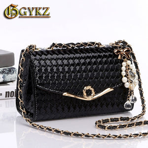Gykz Satchel Handbag for Women Small Shoulder and Crossbody Chain Bag Luxury Designer Flap 2020 New Pu Korean High Quality Cheap