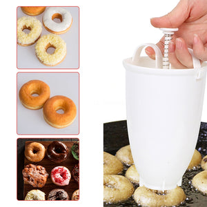Plastic Mini Donuts Maker Dessert Dispenser Deep Fry Donut Mold Easy Fast Portable Arabic Waffle Mold Gadget Kitchen Tools