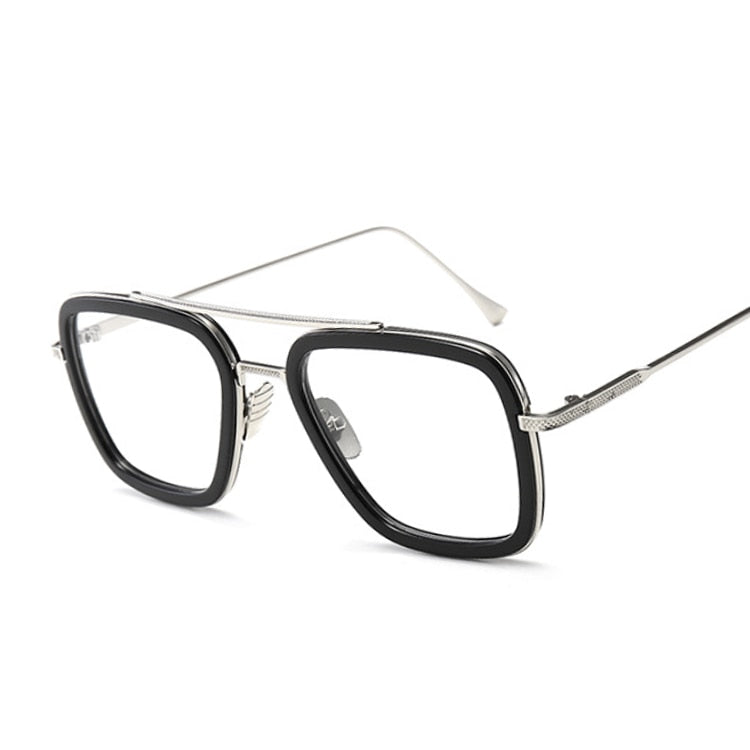 Lunettes de soleil Design de marque pour hommes | Lunettes de soleil Style de luxe Avengers Tony Stark Flight, lunettes de soleil rétro pour femmes, Oculos rétro hommes 3