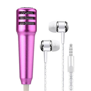 Live téléphone portable universel filaire Microphone petit Microphone condensateur casque dans l'oreille écouteurs #22