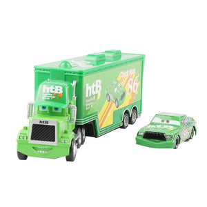 Disney Pixar Cars 2 3 Toys Lightning McQueen Jackson Storm Mack Uncle Truck 1:55 Diecast Model Car Toy Children Christmas Gift