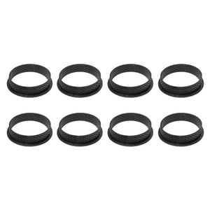 8Pcs or 6pcs Mousse Circle Cutter Decorating Tool French Dessert DIY Cake Mold Perforated Ring Non Stick Bakeware Tart