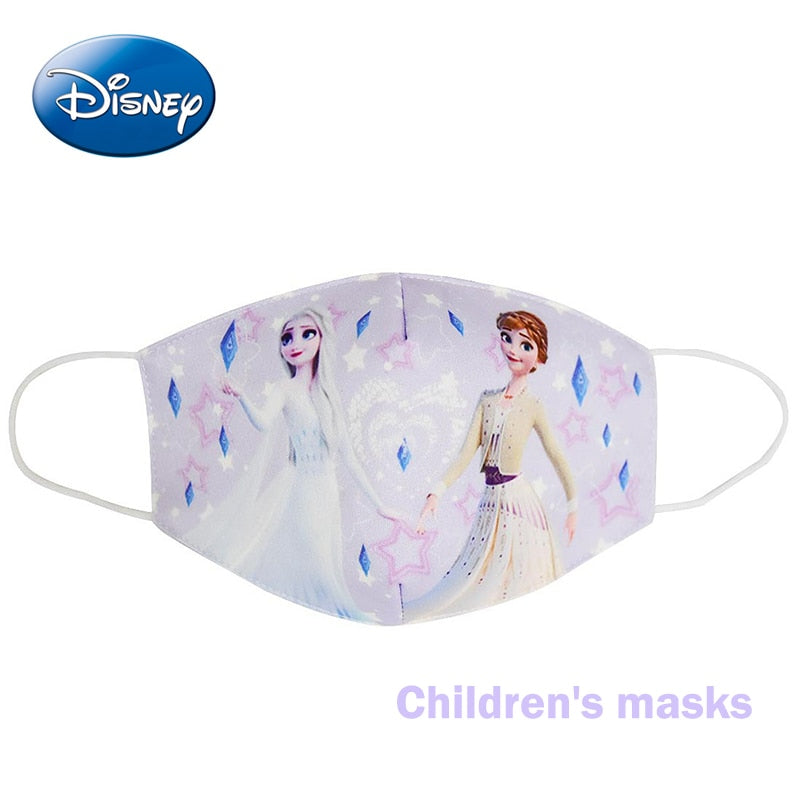 Disney congelé dessin animé bouche masque Anti poussière masque visage princesse Anna Elsa cotons masques pour enfants enfants réutilisables