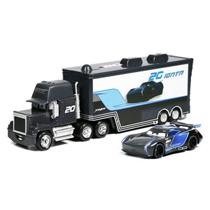 Disney Pixar Cars 2 3 Toys Lightning McQueen Jackson Storm Mack Uncle Truck 1:55 Diecast Model Car Toy Children Christmas Gift