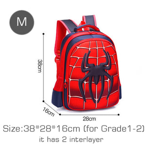 Crossten 3D spider design Waterproof Children's backpack boys girls Primary school Kindergarten Infantil Kids backpack Mochila