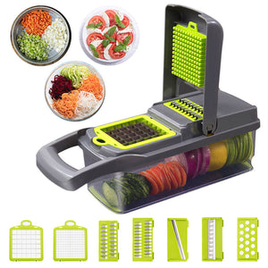 Upgrade Vegetable Cutter Multifunctional Mandoline Slicer Stainless Steel Blades Potato Fruit Peeler Carrot Grater Kitchen Tool