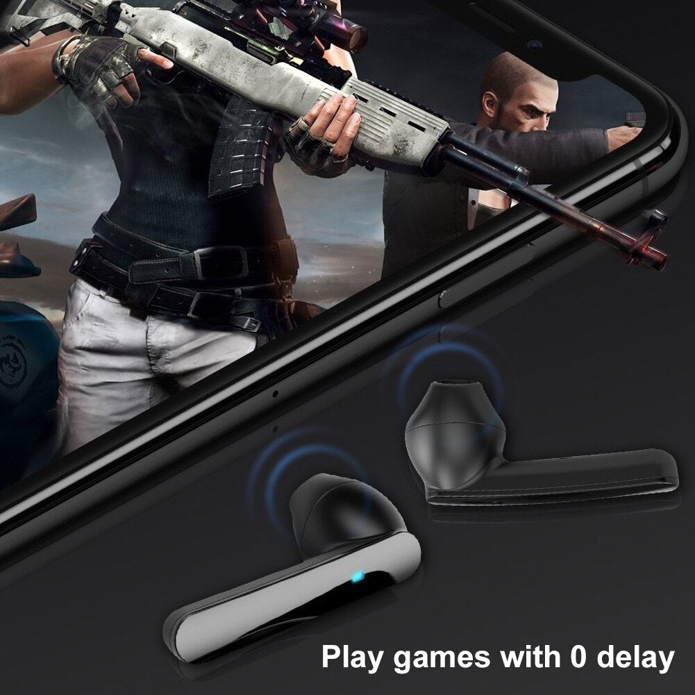 T6 TWS Bluetooth Earphones Wireless Headphon 300mAh Charging Box Sports Waterproof Digital display Earbuds Headsets With Mic