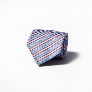 Luxury Fashion Striped Plaid Men's Tie Red Blue Grey Classic Neck Ties Leisure Business Wedding High Quality 8cm Silk Necktie