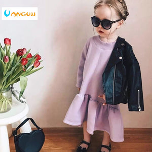 Veste en cuir synthétique pour garçons | Veste en polyuréthane, printemps-automne, moto pour enfant de 1 à 7 ans, mode, couleur diamant matelassé, fermeture éclair, manteau cool pour filles