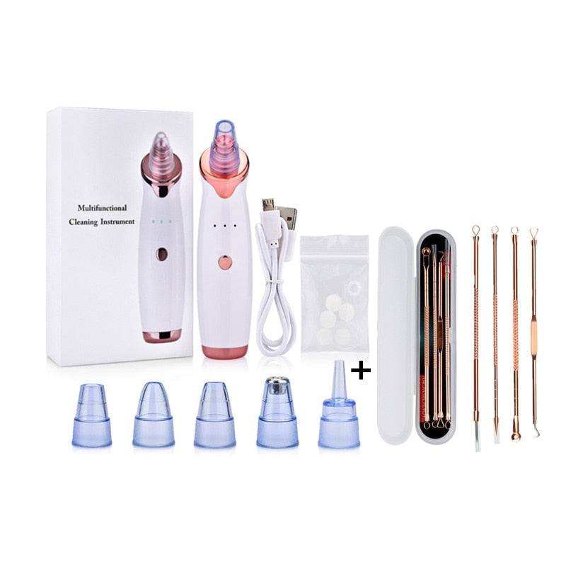 Blackhead Remover Vacuum Pore Cleaner Electric Nose Face Deep Cleansing Skin Care Machine Birthday Gift Dropshipping Beauty Tool