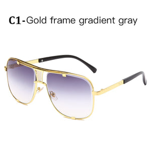 Lunettes de soleil rétro de haute qualité | Grand cadre pour hommes, lunettes de conduite carrées pour femmes, lunettes de soleil 12 couleurs Gafas, nouvelle mode 2019