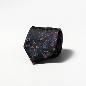 Luxury Fashion Striped Plaid Men's Tie Red Blue Grey Classic Neck Ties Leisure Business Wedding High Quality 8cm Silk Necktie