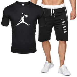 2piece set men outfits jordan 23 t-shirt shorts summer short set tracksuit men sport suit jogging sweatsuit basketball jersey