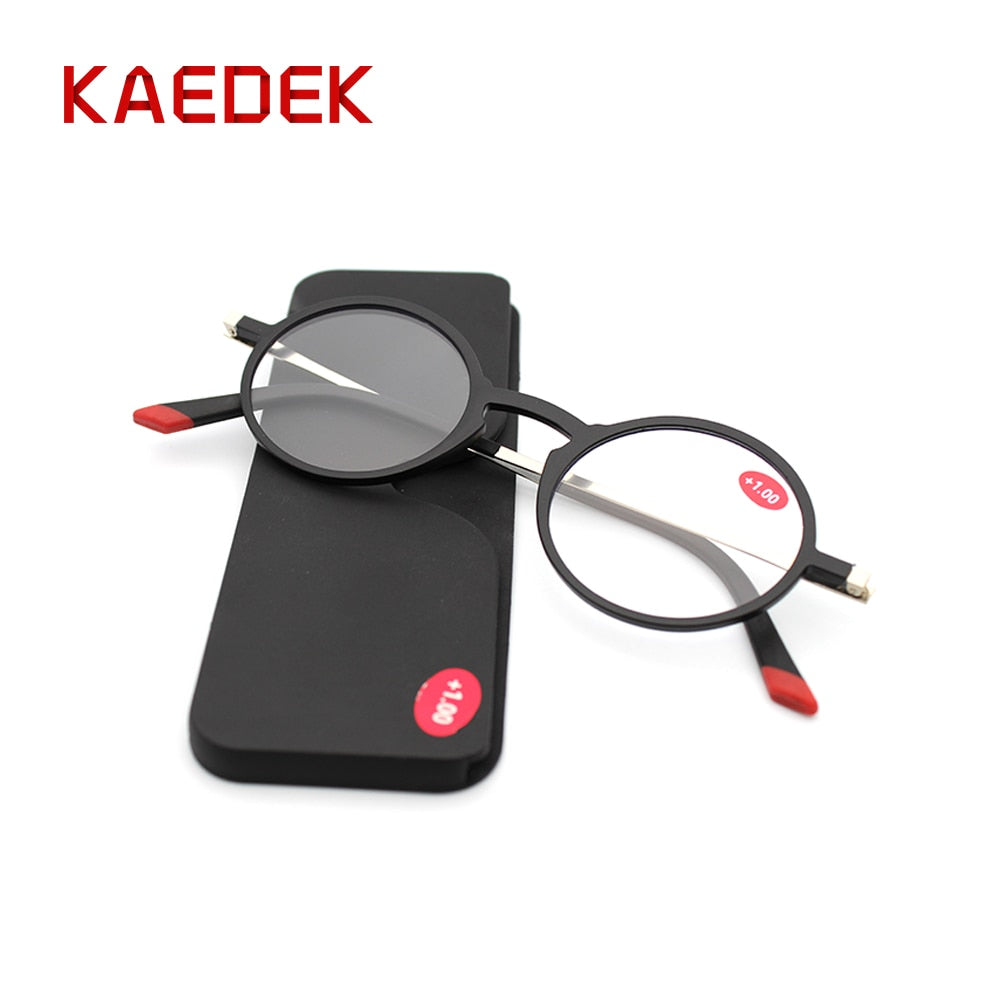 KAEDEK Ultralight Reading Glasses Men Women Unbreakable Glasses High-definition Resin Glasses Presbyopic Prescription Eyewear