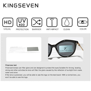KINGSEVEN 2020 Polarized Women's Sunglasses Gradient Lens Luxury Sun glasses Brand Lentes de sol Mujer