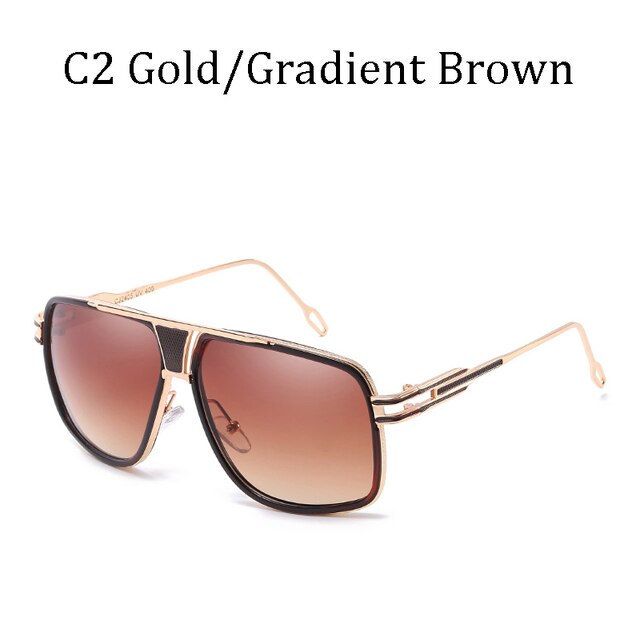Lunettes de soleil rétro de haute qualité | Grand cadre pour hommes, lunettes de conduite carrées pour femmes, lunettes de soleil 12 couleurs Gafas, nouvelle mode 2019