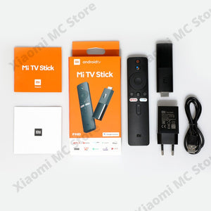 Original Global Xiaomi Mi TV Stick Android TV 9.0 Quad Core 1080P HD Audio Decoding Chromecast Netflix Smart TV Stick 1GB 8GB