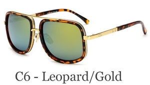Lunettes de soleil rétro de haute qualité | Grand cadre pour hommes, lunettes de conduite carrées pour femmes, lunettes de soleil 12 couleurs Gafas, nouvelle mode 2019