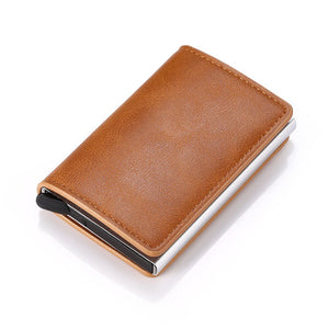 Aluminum Metal Credit Business Mini Card Wallet 2020 Dropshipping Man Women Smart Wallet Business Card Holder Hasp Rfid Wallet