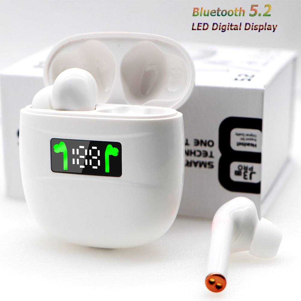2020 nouveau J3 Pro Tws sans fil Bluetooth écouteur Sport casque tactile contrôle Bluetooth 5.2 LED affichage écouteurs pour tous les téléphones