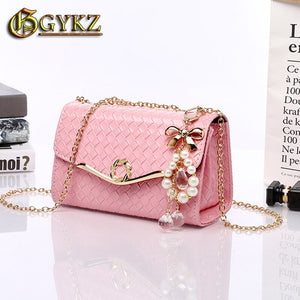 Gykz Satchel Handbag for Women Small Shoulder and Crossbody Chain Bag Luxury Designer Flap 2020 New Pu Korean High Quality Cheap