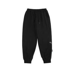 INFLATION Fleece Loose Fit Men Sweatpant In Pure Color 2020 Winter Elastic Waist Sweatpant Streetwear Men Outdoor Pants 3206W