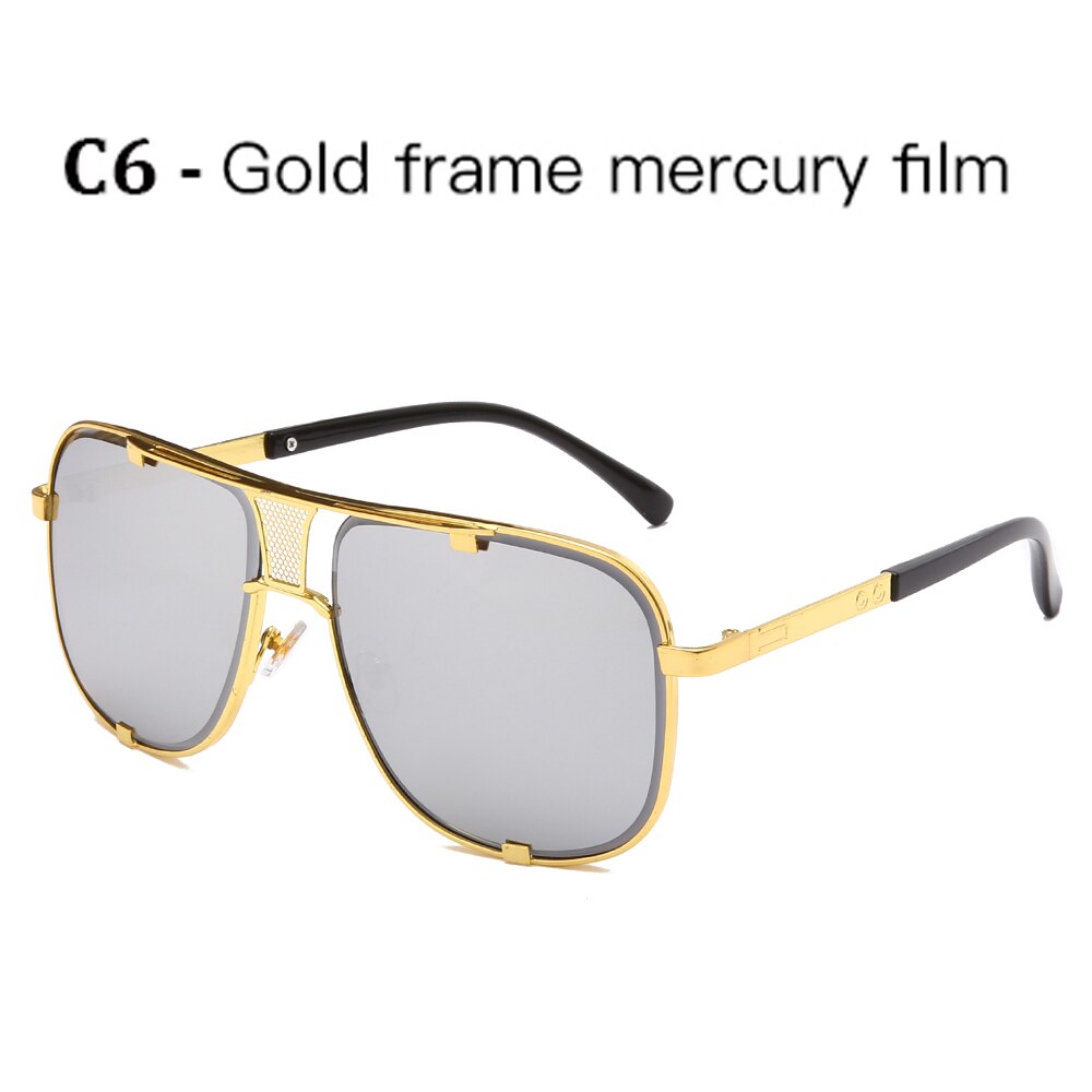 Lunettes de soleil rétro de haute qualité | Grand cadre pour hommes, lunettes de conduite carrées pour femmes, lunettes de soleil 12 couleurs Gafas, nouvelle mode 2019