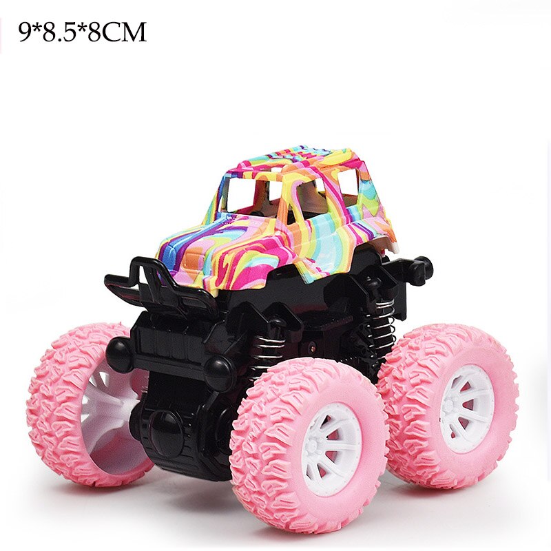 Mini inertiel tout-terrain véhicule Pullback enfants jouet voiture en plastique Friction cascadeur voiture Juguetes Carro enfants jouets pour garçons